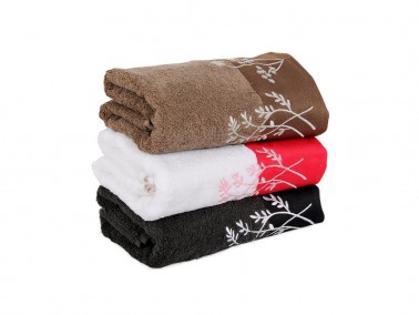 Flora Hand Face Towel - 3 Colors -> White - Thumbnail