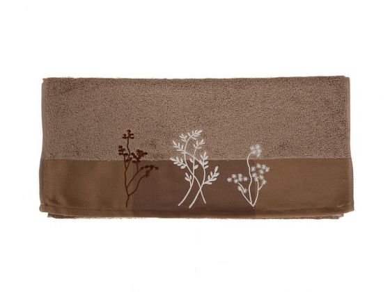 Flora Hand Face Towel - 3 Colors -> White