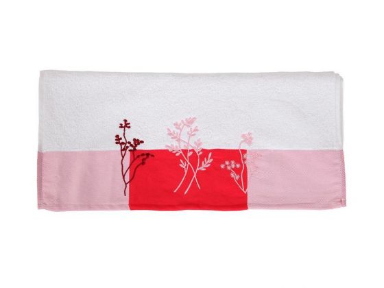 Flora Hand Face Towel - 3 Colors -> White