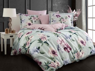 Floral Digital Premium 3D Double Duvet Cover Set - Thumbnail