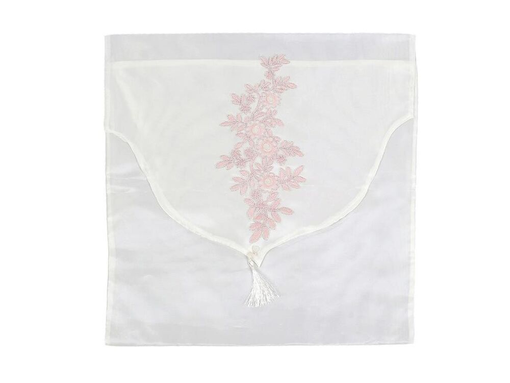 Flowers Satin Envelope Pack Cream Powder