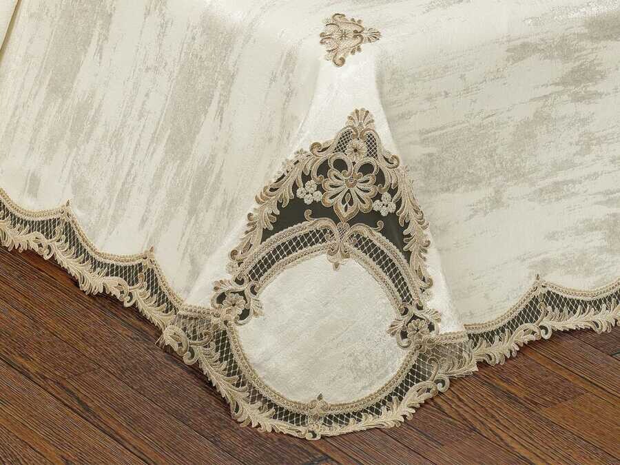 Elfin French Lace Double Bedspread Cream
- Thumbnail