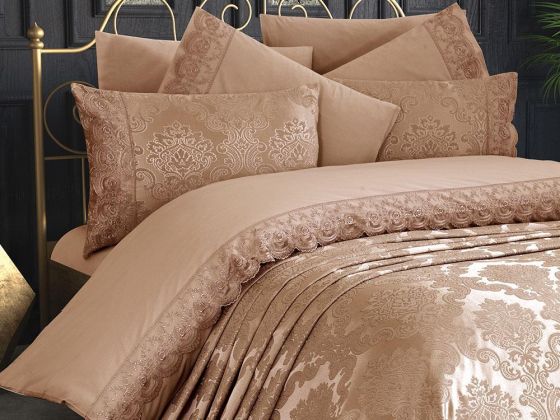 French Lace Kure Bedspread Cappucino