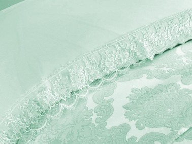 French Lace Lalezar Bridal Set 7 Piece Spring Green - Thumbnail