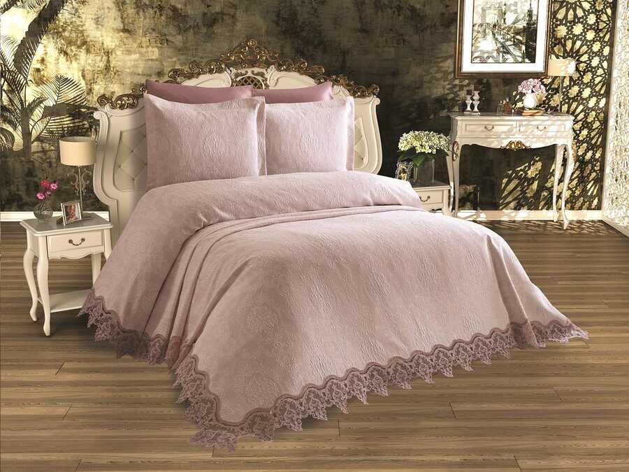 Dowry World - French Laced Dowry Pique Set Buket Powder