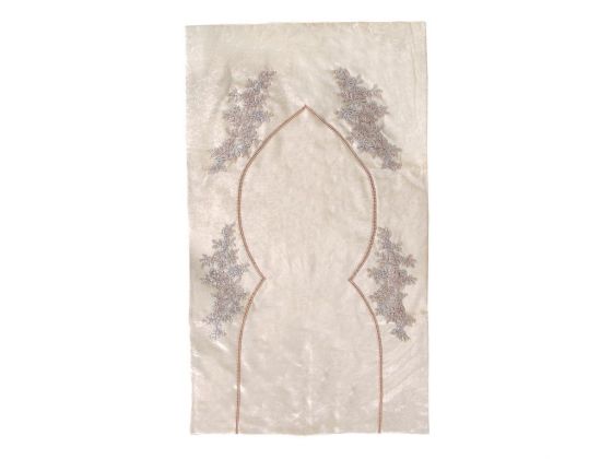 French Lace Incili Lux Velvet Prayer Rug