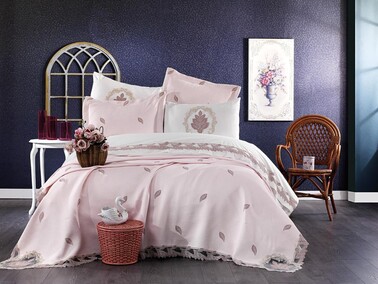 Dowry World - French Guipure Embroidery Alya Bridal Set Cream Powder Dowry World - French Guipure Embroidery Alya Bridal Set Cream Powder