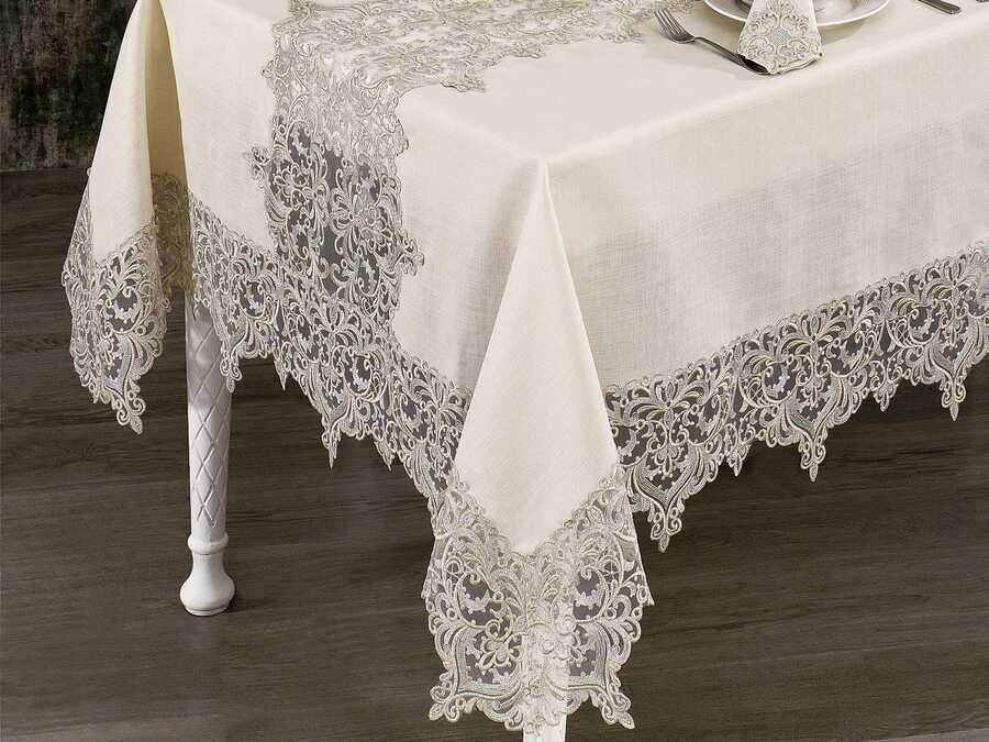  French Laced Saray Lace Dinnerware - 25 Piece - Thumbnail