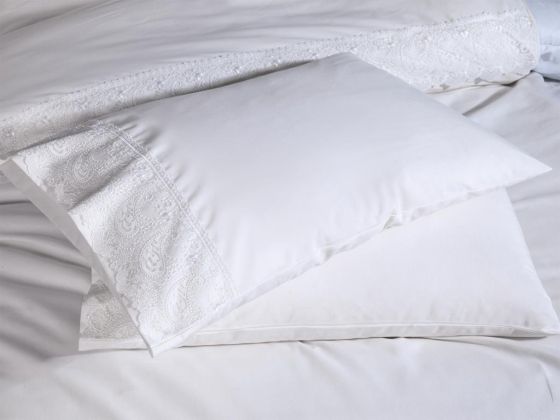 French Lace Alber Dowry Duvet Cover Set Cream