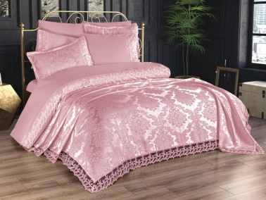 Çeyiz Diyarı - French Lace Belinda Bridal Set 7 Pieces Powder Çeyiz Diyarı - French Lace Belinda Bridal Set 7 Pieces Powder