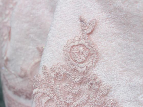 French Lace Mihrimah Hand Face Towel - 3 Colors