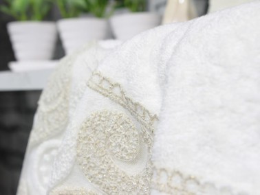French Lace Wheat Hand Face Towel - 2 Colors - Thumbnail