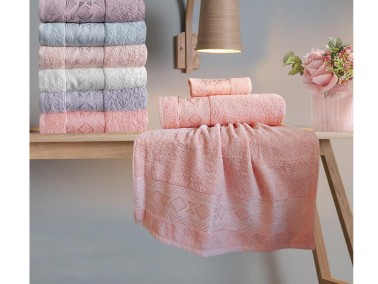 Çeyiz Diyarı - Geometry Cotton 6 Pcs Hand Face Towel Çeyiz Diyarı - Geometry Cotton 6 Pcs Hand Face Towel