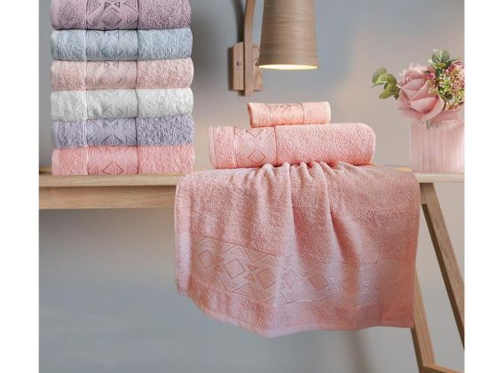 Geometry Cotton 6 Pcs Hand Face Towel