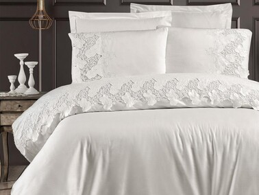 Glory Embroidered Duvet Cover Set - Thumbnail