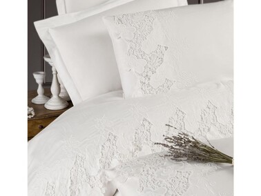 Glory Embroidered Duvet Cover Set - Thumbnail