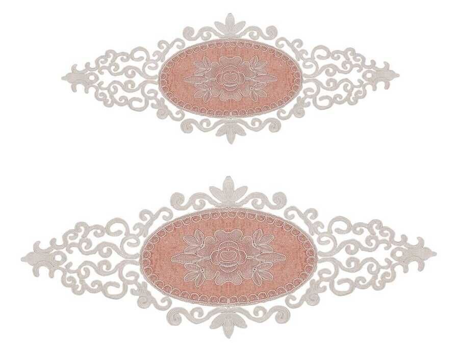 Golden Velvet Bedroom Set Powder