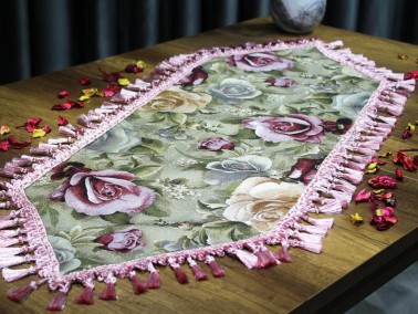 Çeyiz Diyarı - Golden Rose Tiny Luxe Tasseled Runner Çeyiz Diyarı - Golden Rose Tiny Luxe Tasseled Runner