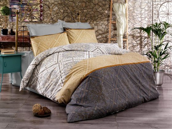 Grande Single Duvet Cover Set Gray