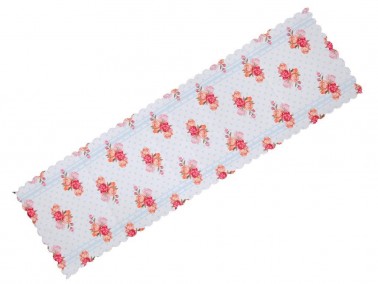 Rose Pattern Runner Blue - Thumbnail