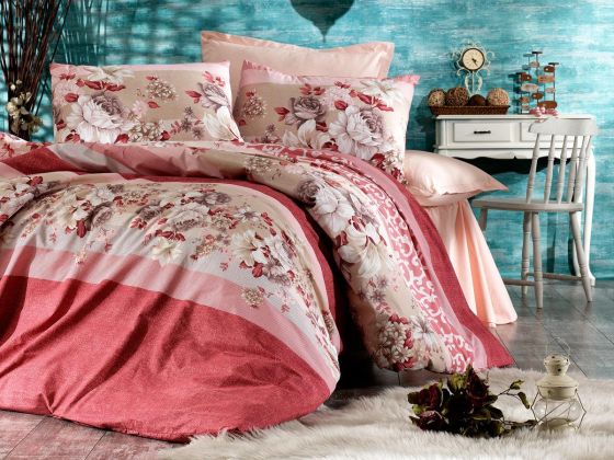 Rose Single Duvet Cover Set Camellia