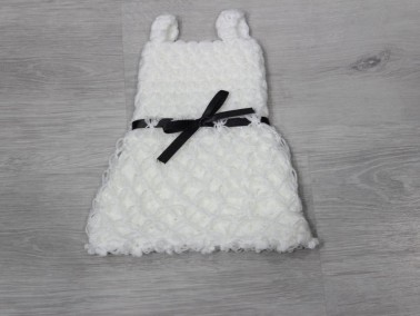 Handcrafted Black and White Bride Groom Set of 6 Washcloths - Thumbnail