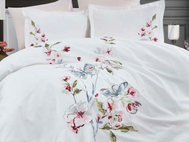 Hayal Cotton Satin Double Duvet Cover Set - Thumbnail