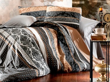 Çeyiz Diyarı - Henna Single Duvet Cover Set Brown Çeyiz Diyarı - Henna Single Duvet Cover Set Brown