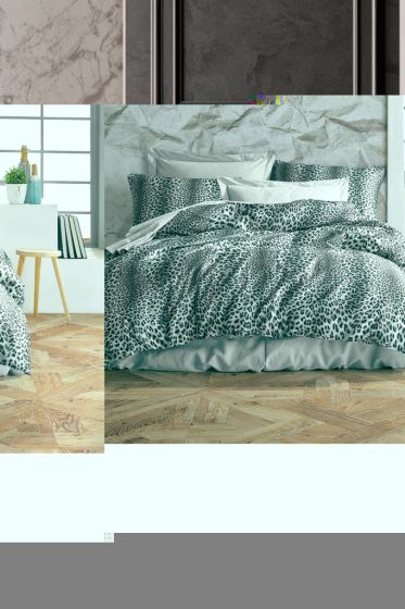 Heri Bedding Set 4 Pcs, Duvet Cover, Bed Sheet, Pillowcase, Double Size, Self Patterned, Wedding, Daily use