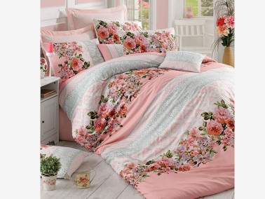 Best Class - History 100% Cotton Double Duvet Cover Set Pink Best Class - History 100% Cotton Double Duvet Cover Set Pink