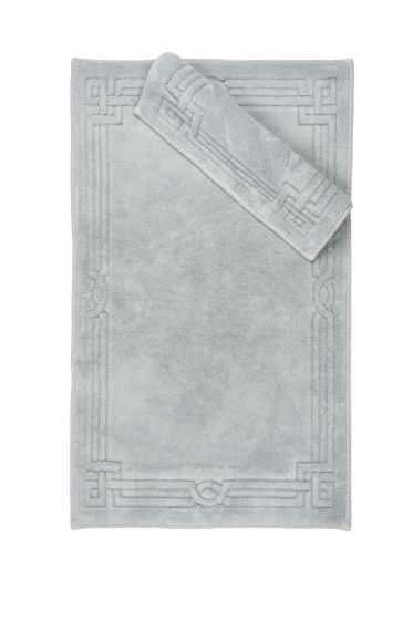 Icon Bath Mat Set 2 pcs, 60 x 100, 50 x 60, %100 Cotton Fabric Gray