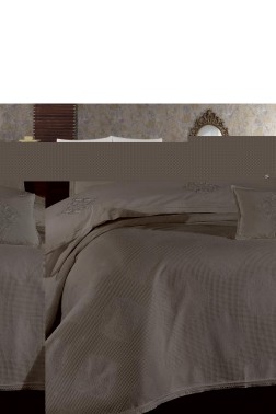 Çeyiz Diyarı - Inci Bridal Set 8pcs, Coverlet 240x250, Sheet 240x260, Duvet Cover 200x220, Pillowcase 50x70, Double Size, Cream Çeyiz Diyarı - Inci Bridal Set 8pcs, Coverlet 240x250, Sheet 240x260, Duvet Cover 200x220, Pillowcase 50x70, Double Size, Cream