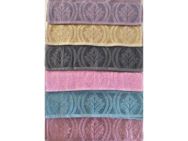 Jagfen Jacquard Cotton Hand and Face Towel Set 6 Pcs - Thumbnail