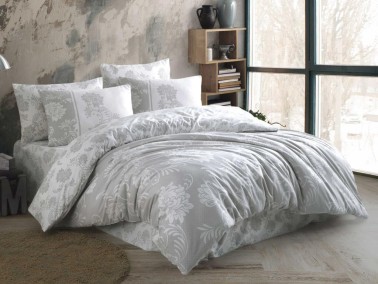 Hobby - Jardin Double Ranforce Duvet Cover Set Silver