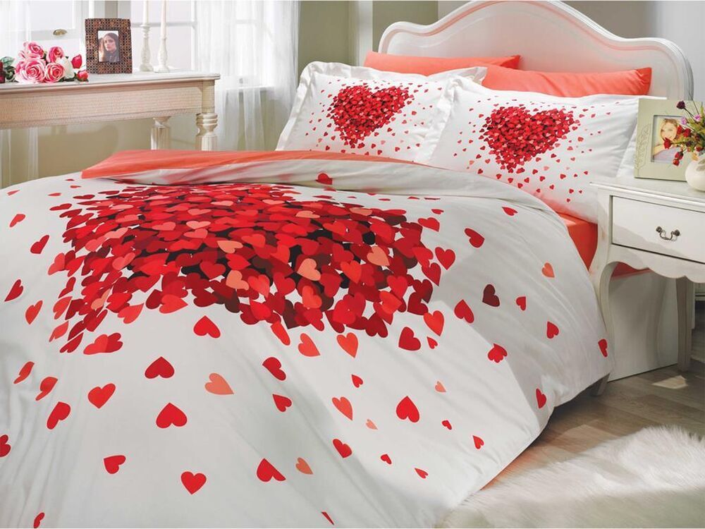 Juana Double Duvet Cover Set - Red