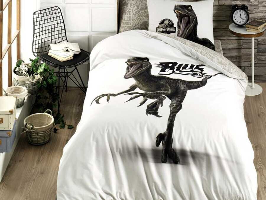 Jurassic World Blue Kids Duvet Cover Set - Thumbnail