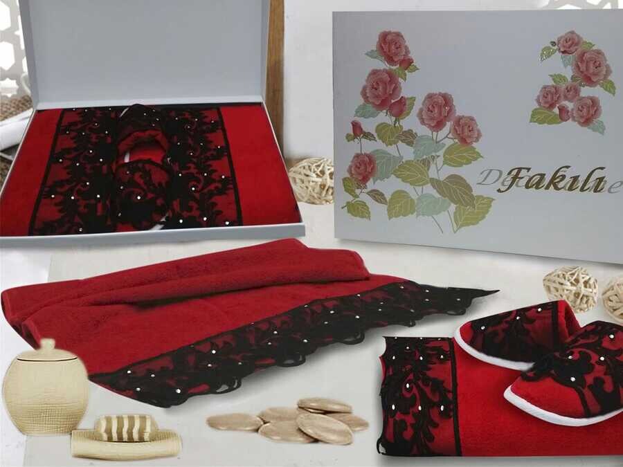 Dowry World - Velvet Lacy Stone Bath Set Dowry World - Velvet Lacy Stone Bath Set