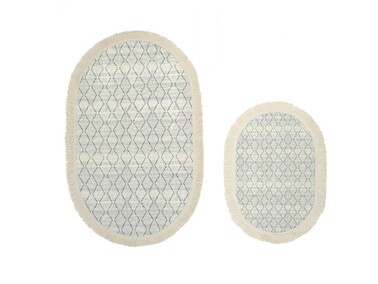 Kaldirim Oval Bath Mat Set 2 Pcs - Thumbnail