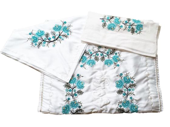  Canvas Embroidered Bundle Set Green