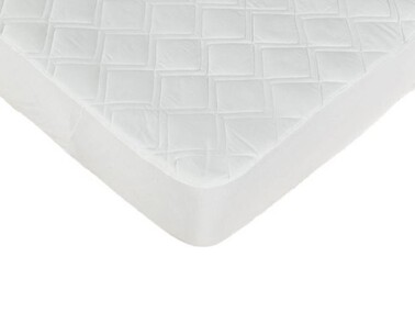 Quilted Interlining Fitted 160x200 Cm Double Mattress Protector - Thumbnail