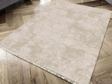 Dowry World - Duru Non-Slip Base Digital Print Velvet Carpet Cream 180x280 Cm Dowry World - Duru Non-Slip Base Digital Print Velvet Carpet Cream 180x280 Cm