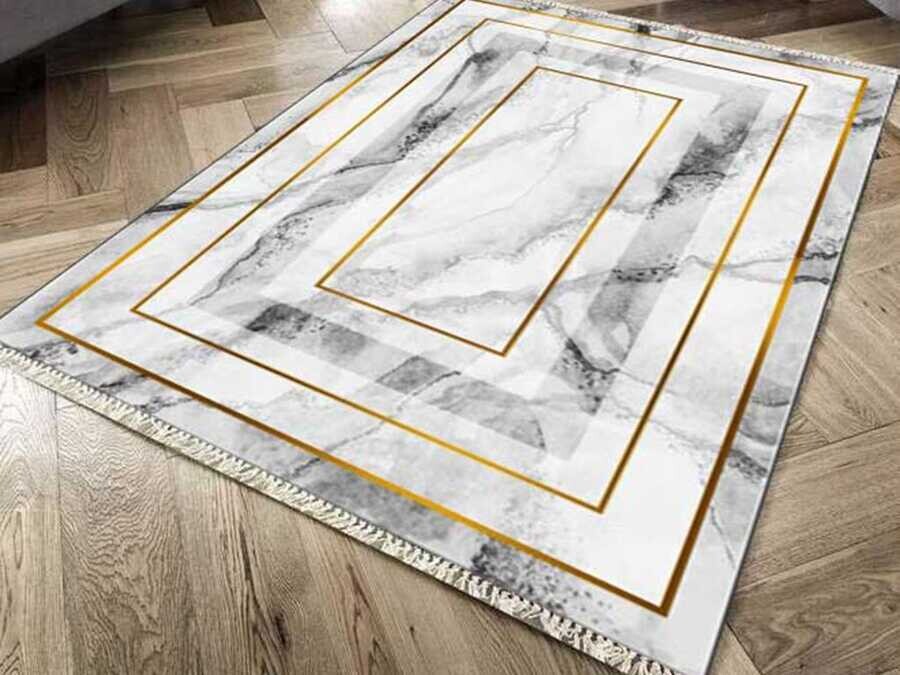 Non-Slip Base Digital Print Velvet Carpet Shape 100x300 cm - Thumbnail