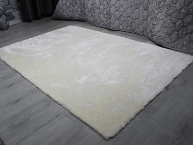 Eksen Non-Slip Base Plush Carpet Gray 100x200 Cm - Thumbnail