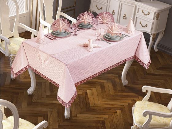 Kdk Carefree Table Cloth Bowknot Powder