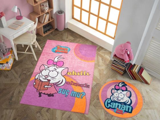 King Şakir Canan Licensed Carpet And Mat Set 120x180 Cm