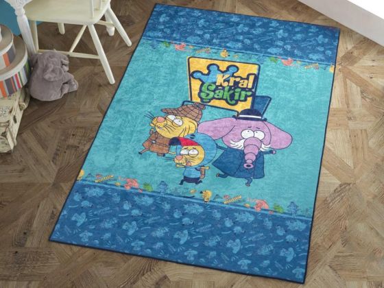 King Şakir Detectives Licensed Carpet 160x230 Cm