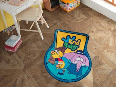 Hobby - Kral Şakir Magnificent Detectives Licensed Round Mat 80x80 Cm Hobby - Kral Şakir Magnificent Detectives Licensed Round Mat 80x80 Cm