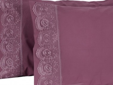 Kure 2 pcs Pillowcase Plum - Thumbnail