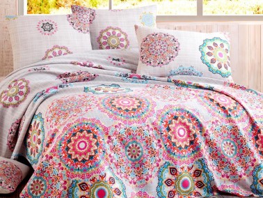 Çeyiz Diyarı - Lada Double Sleeping Set Gray Çeyiz Diyarı - Lada Double Sleeping Set Gray