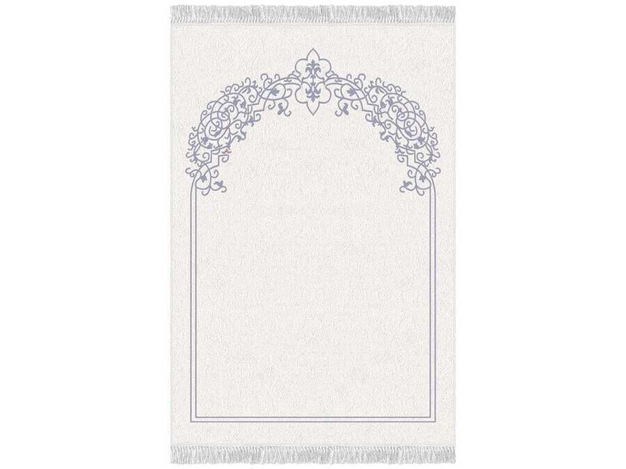 Lala Velvet Prayer Rug Blue